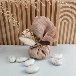 Tetra doekje 20 x 20 cm - frosted almond - Frej